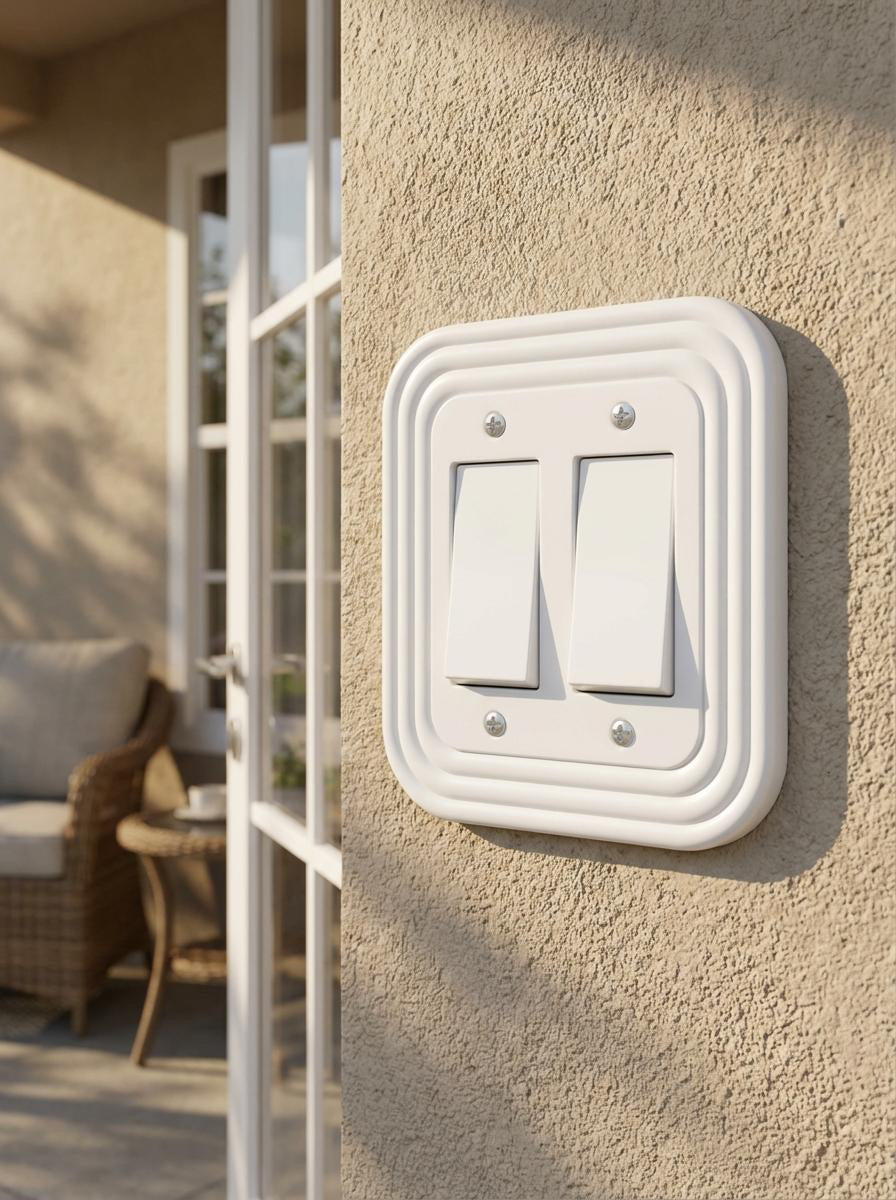 'The Cloud' Double Decora Wall Plate