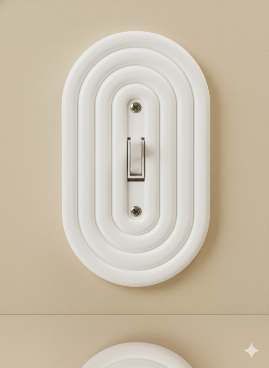 'The Cloud' Toggle Switch Plate