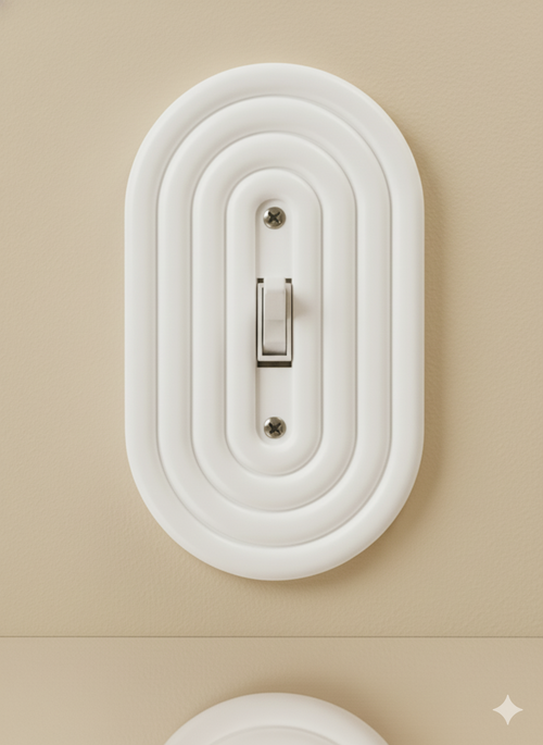 'The Cloud' Toggle Switch Plate