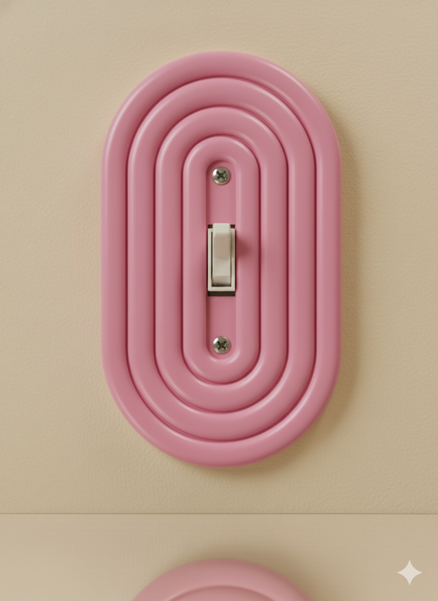 'The Cloud' Toggle Switch Plate
