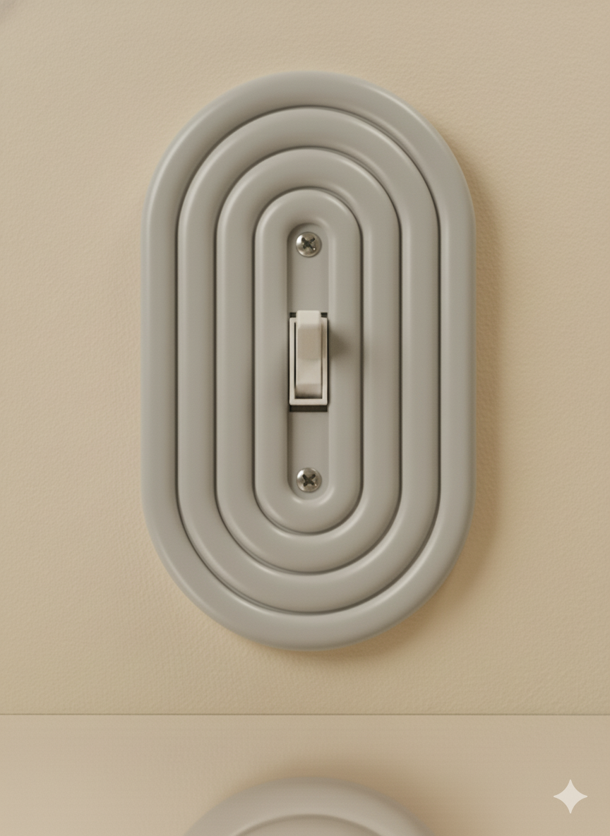 'The Cloud' Toggle Switch Plate